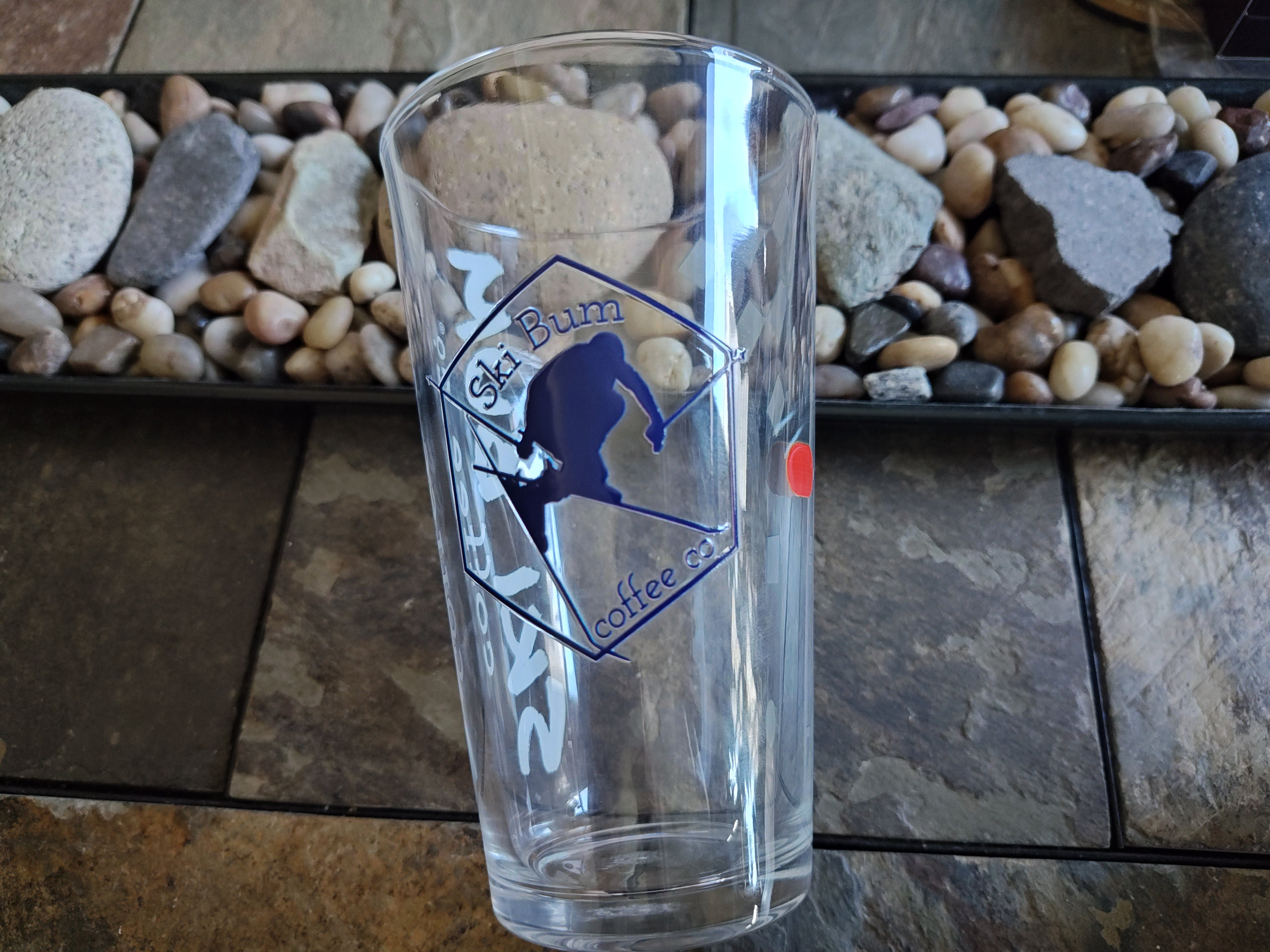 Ski Bum Coffee Co - Shaker pint glass