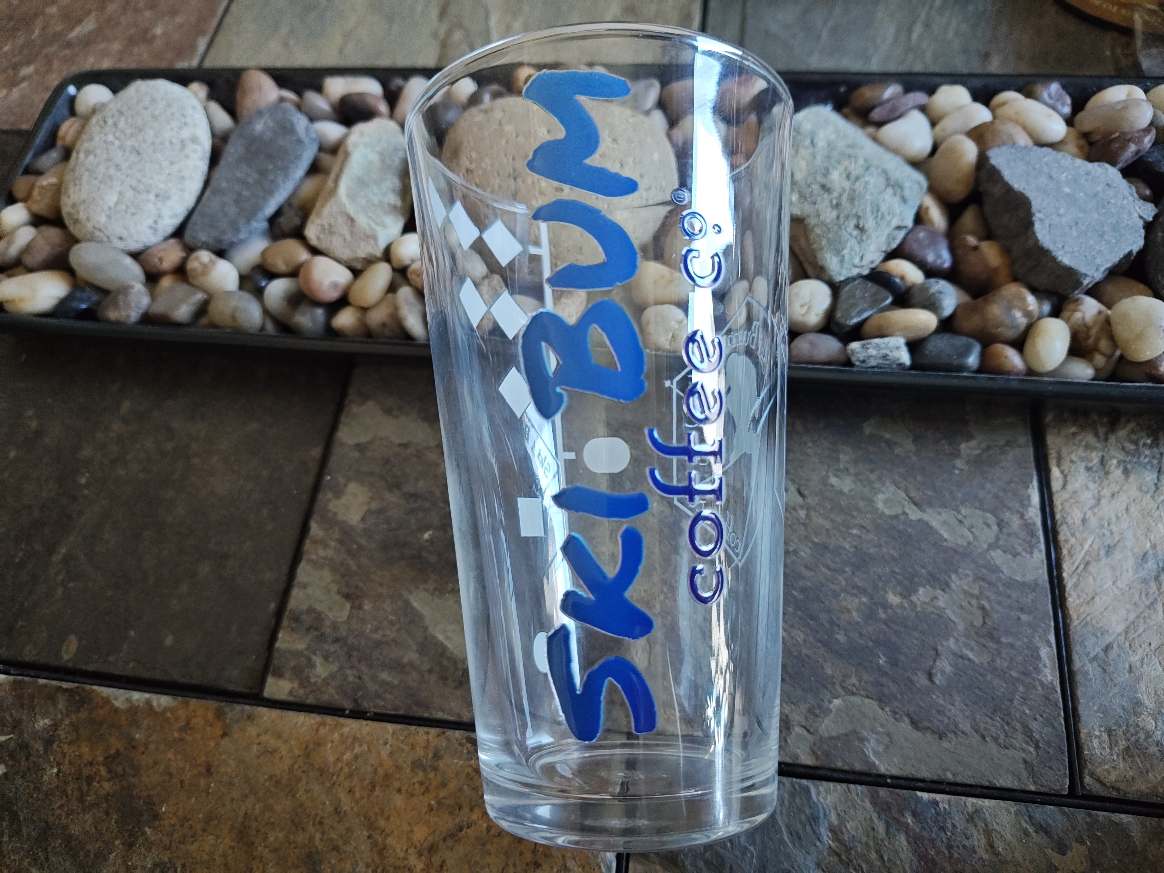 Ski Bum Coffee Co - Shaker pint glass