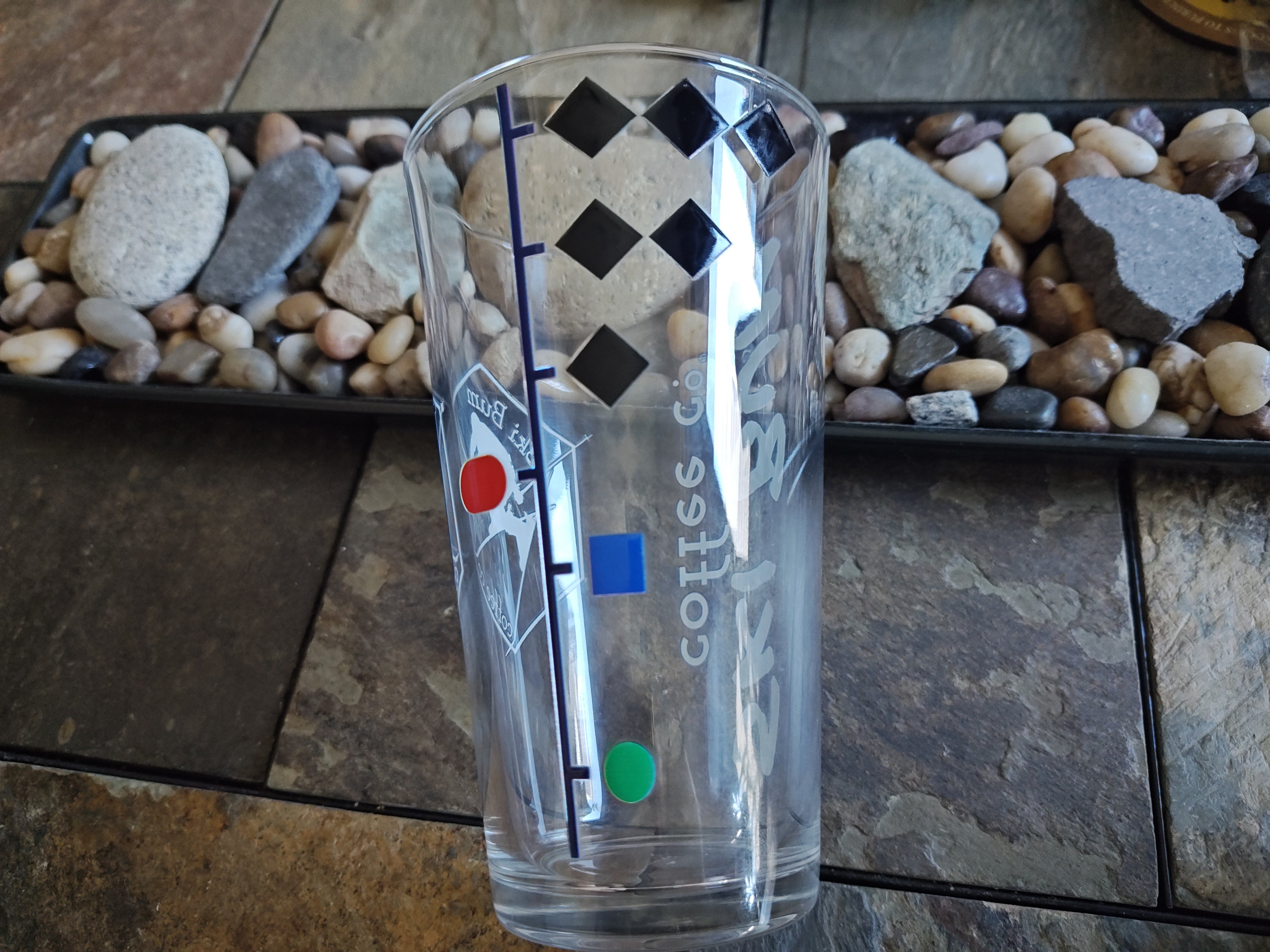 Ski Bum Coffee Co - Shaker pint glass