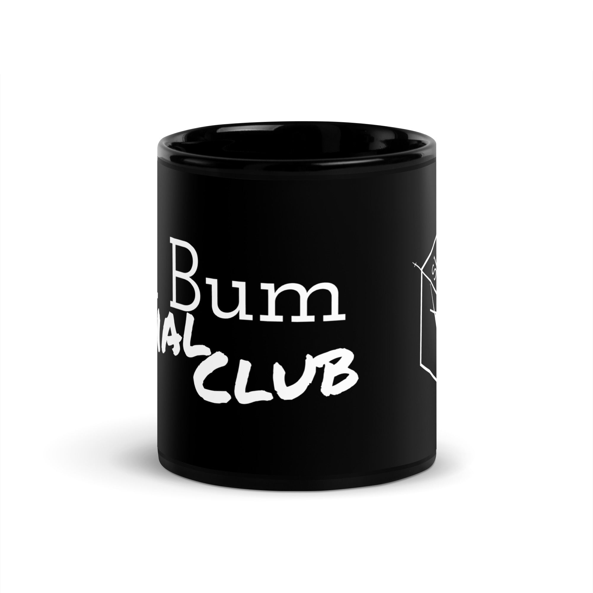 Black Glossy Mug (Ski Bum Social Club)
