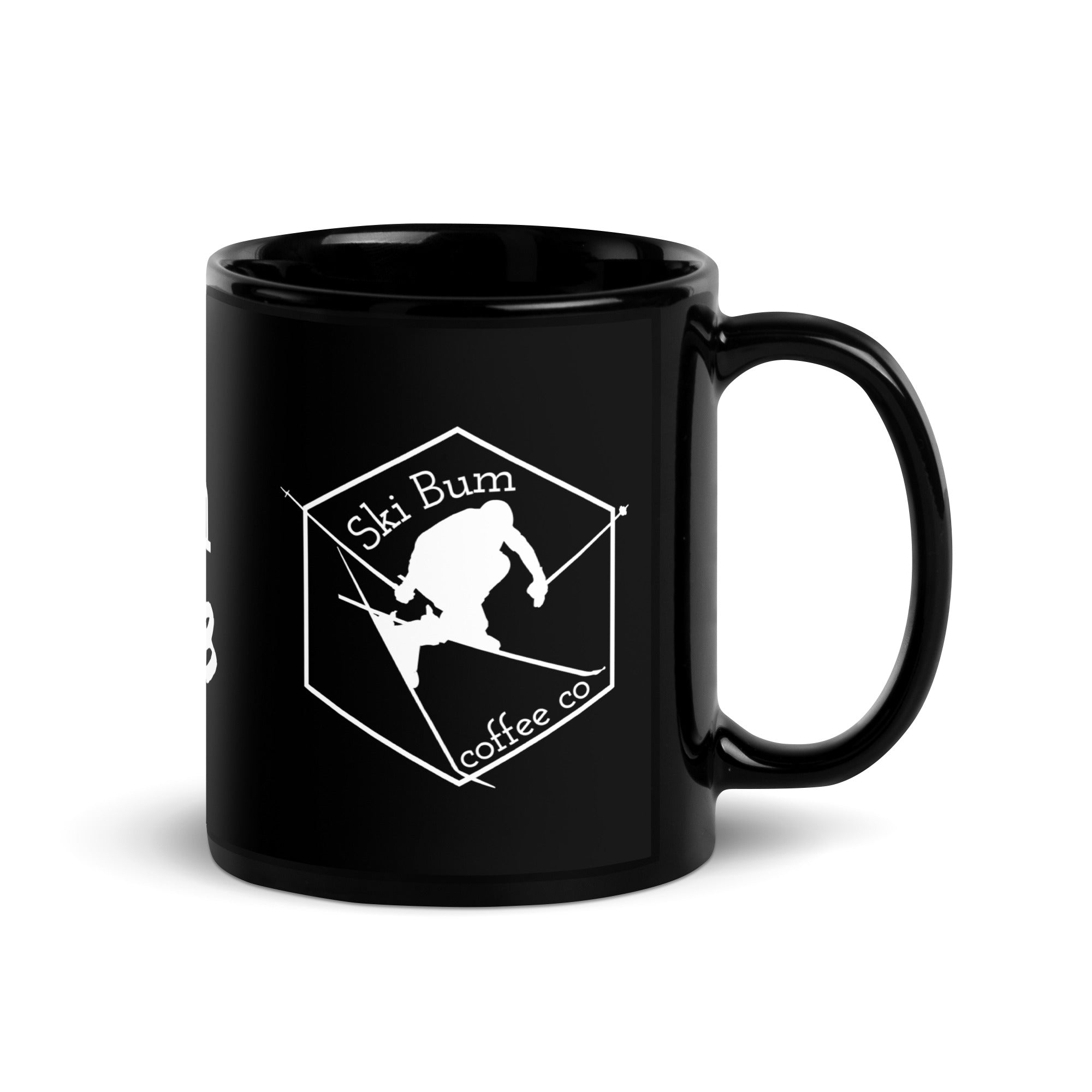 Black Glossy Mug (Ski Bum Social Club)