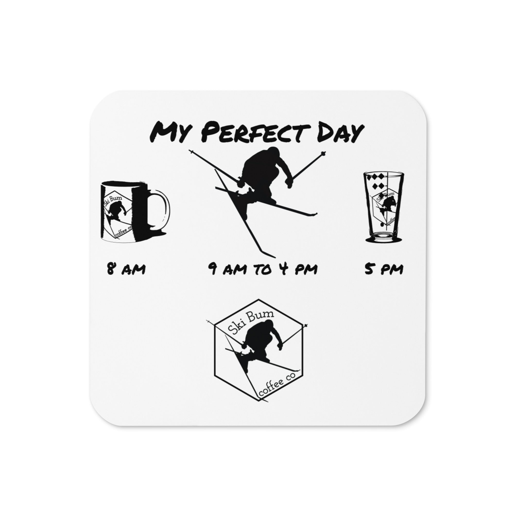 Cork-back coaster (My Perfect Day)