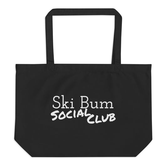 Large organic tote bag (Ski Bum Social Club)
