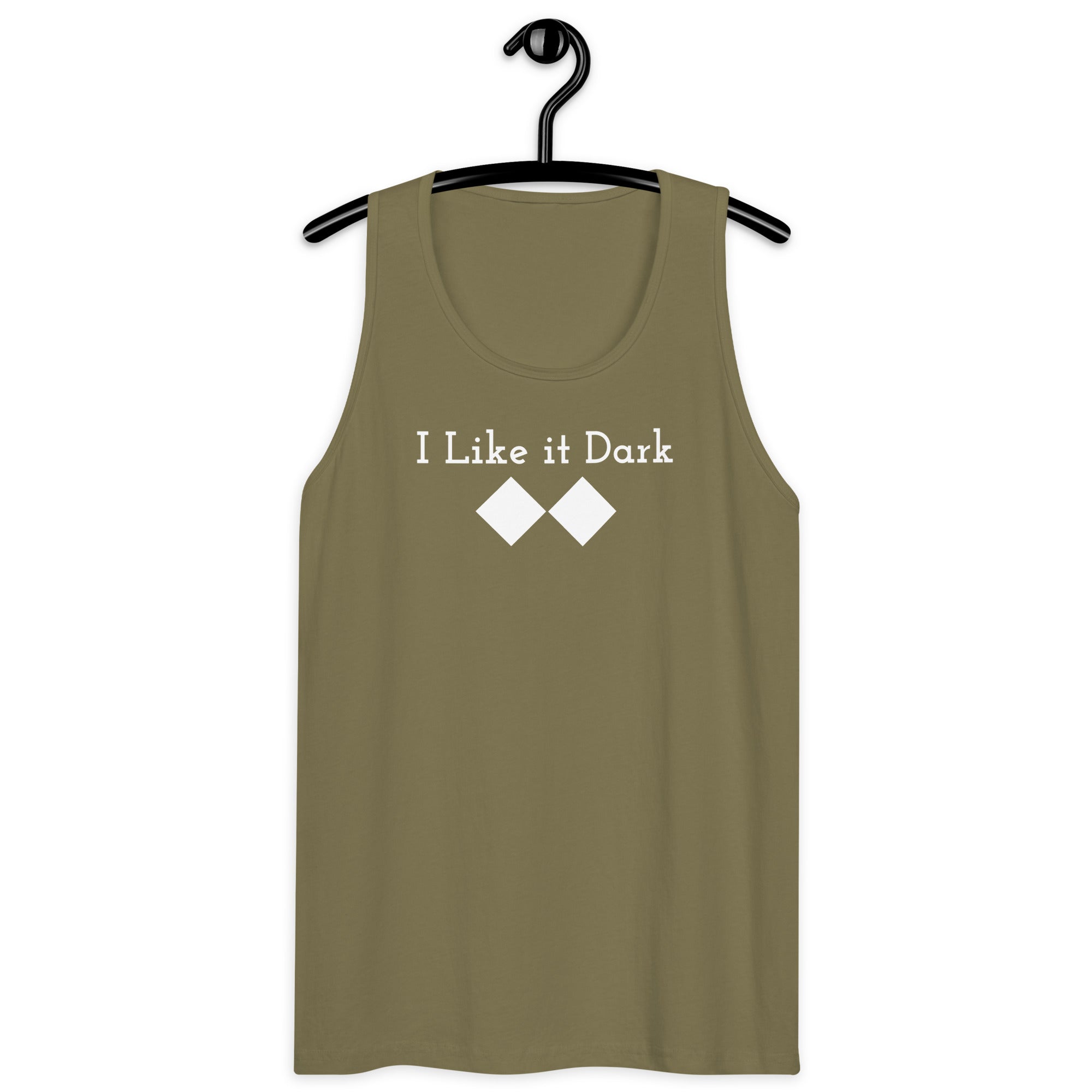 Men’s premium tank top ( I Like it Dark )