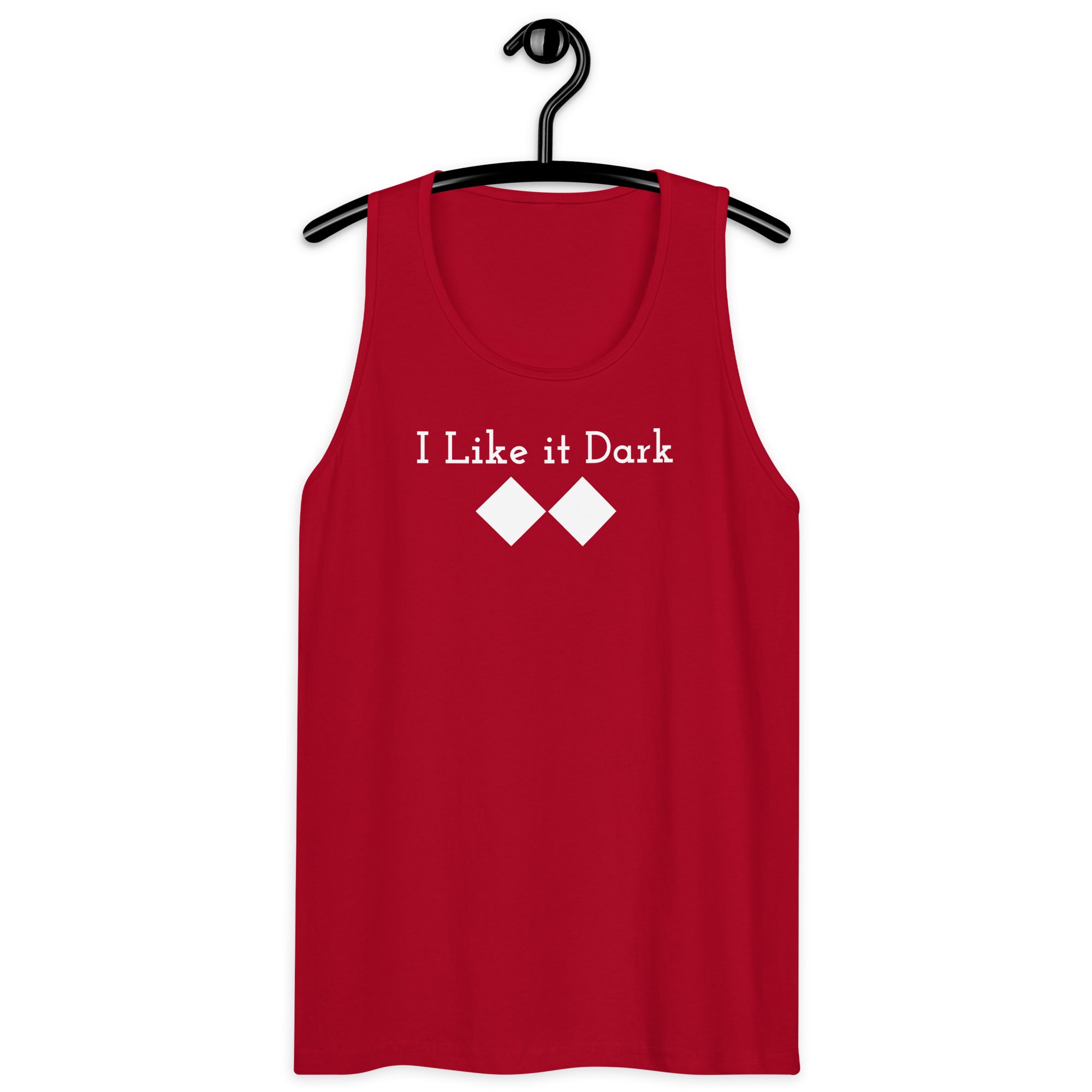 Men’s premium tank top ( I Like it Dark )