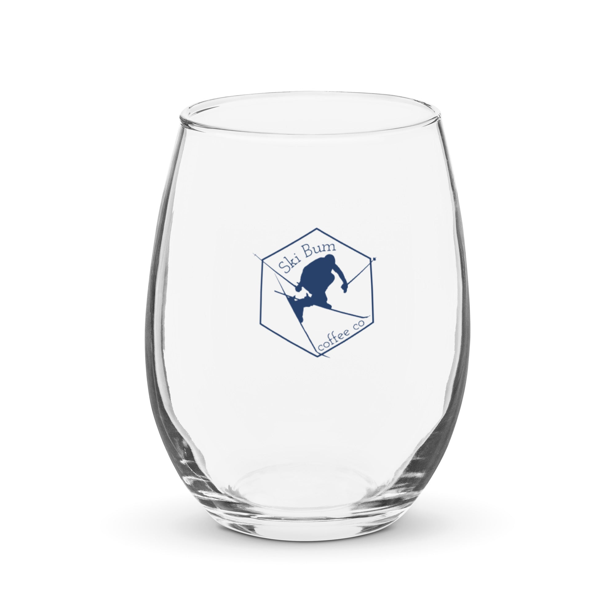 Stemless wine glass