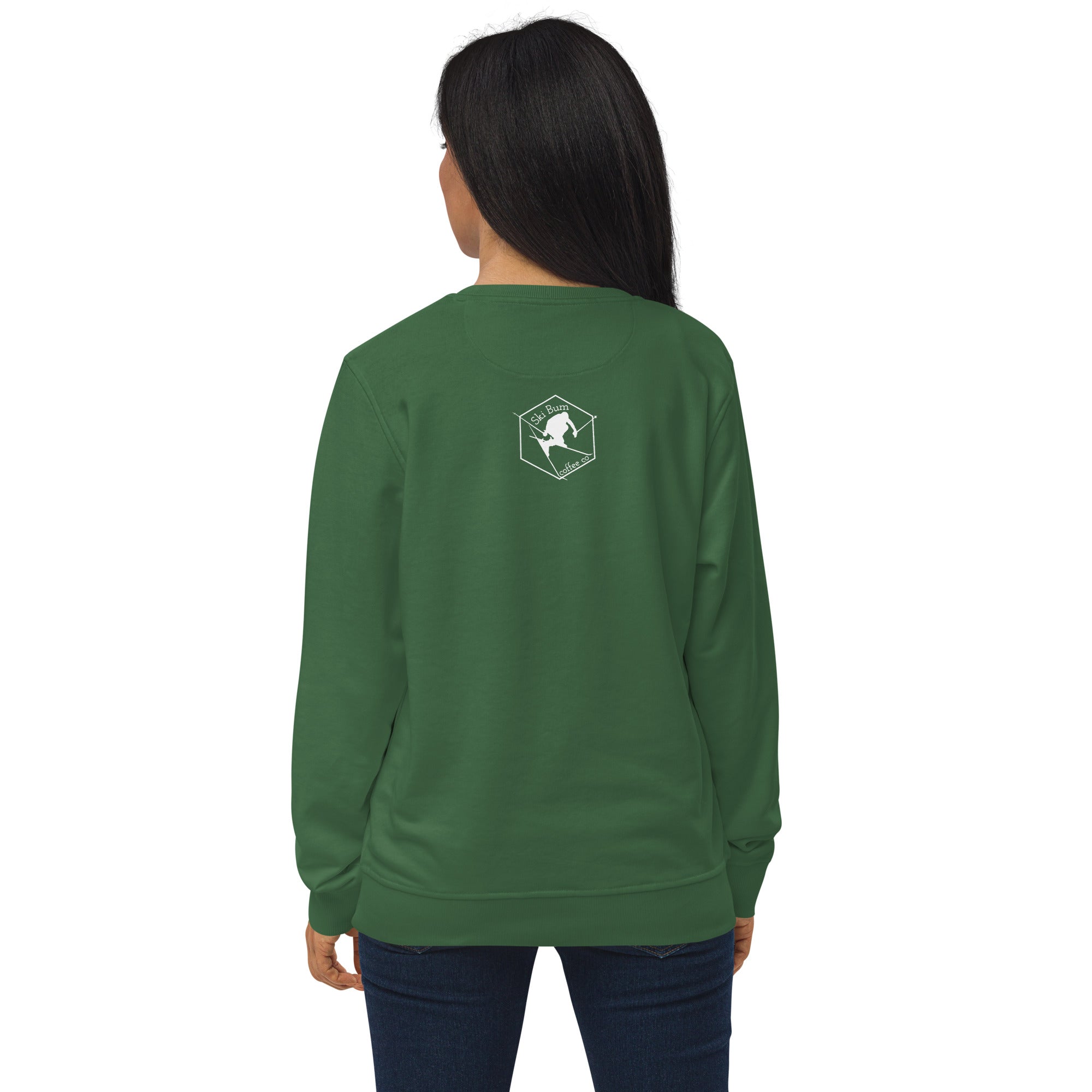 Unisex organic sweatshirt ( Ski Bum Beans )