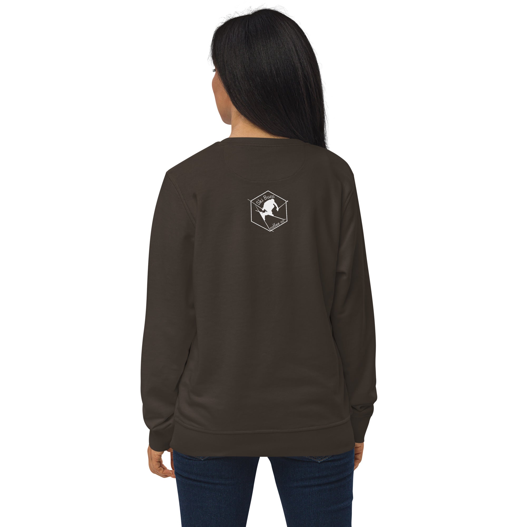 Unisex organic sweatshirt ( Ski Bum Beans )