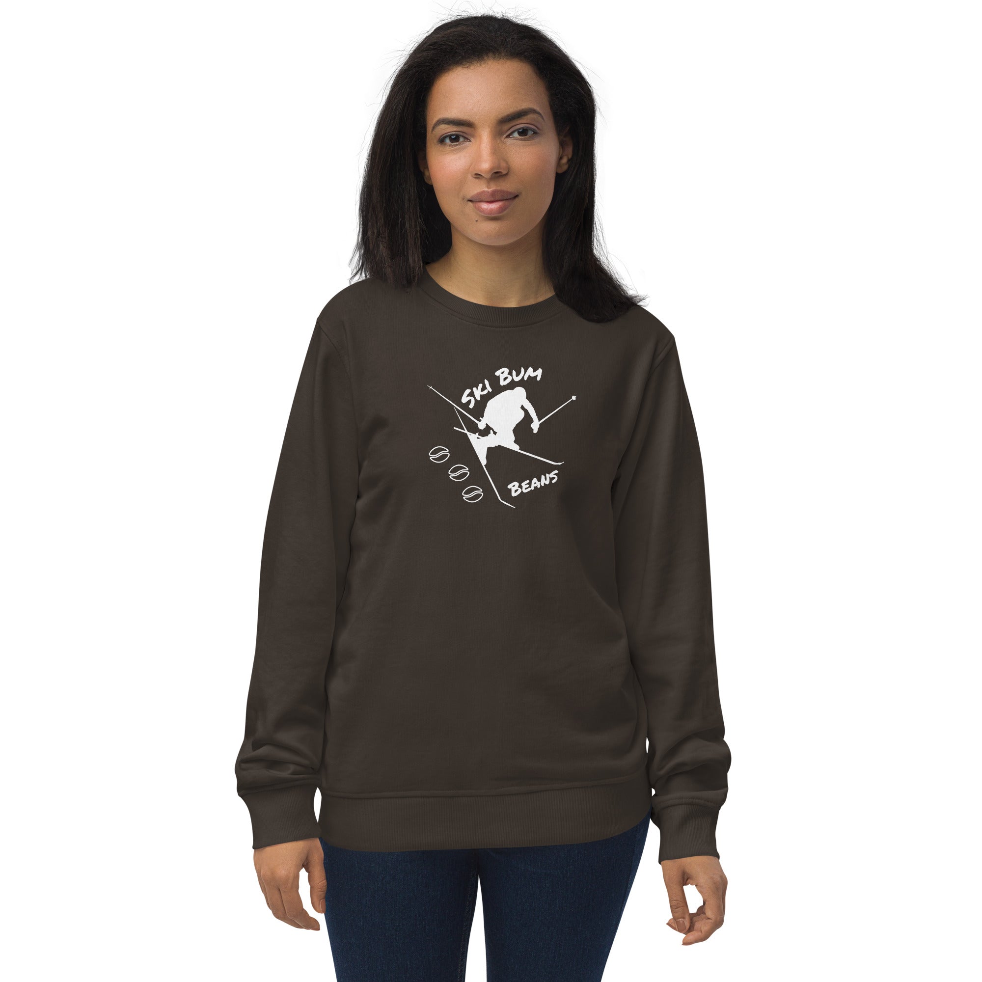 Unisex organic sweatshirt ( Ski Bum Beans )