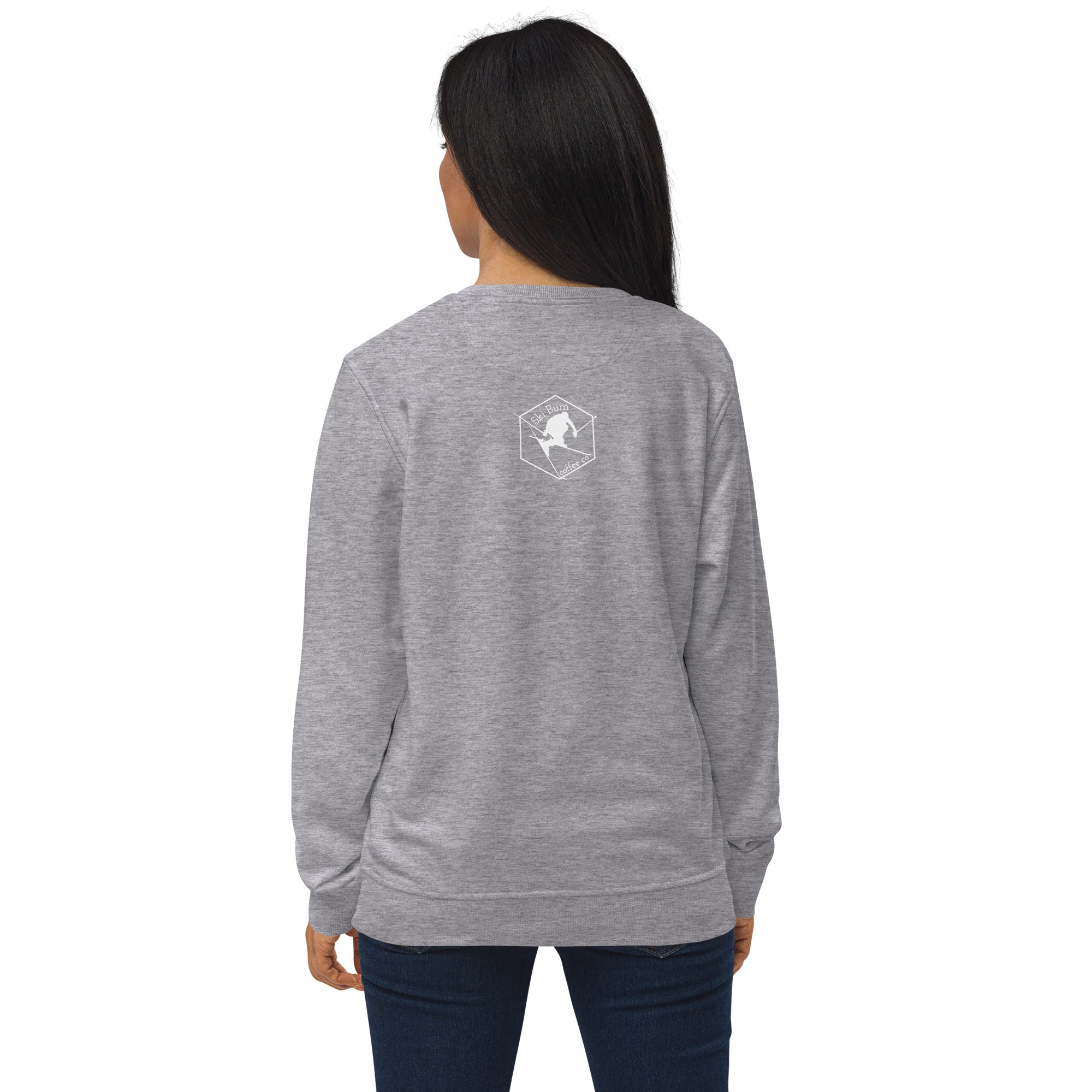 Unisex organic sweatshirt ( Ski Bum Beans )