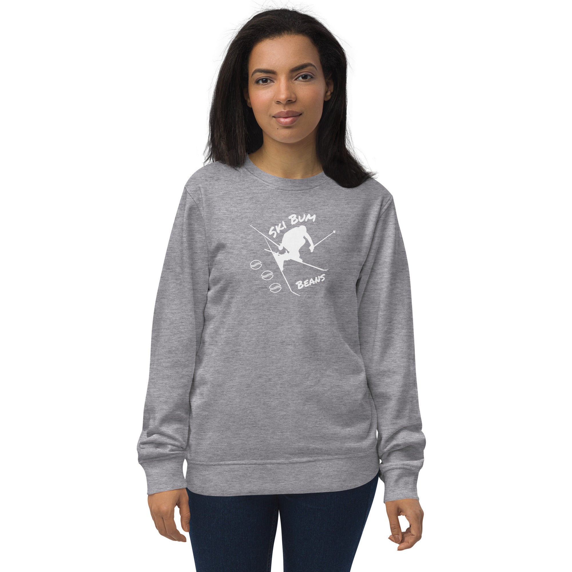 Unisex organic sweatshirt ( Ski Bum Beans )