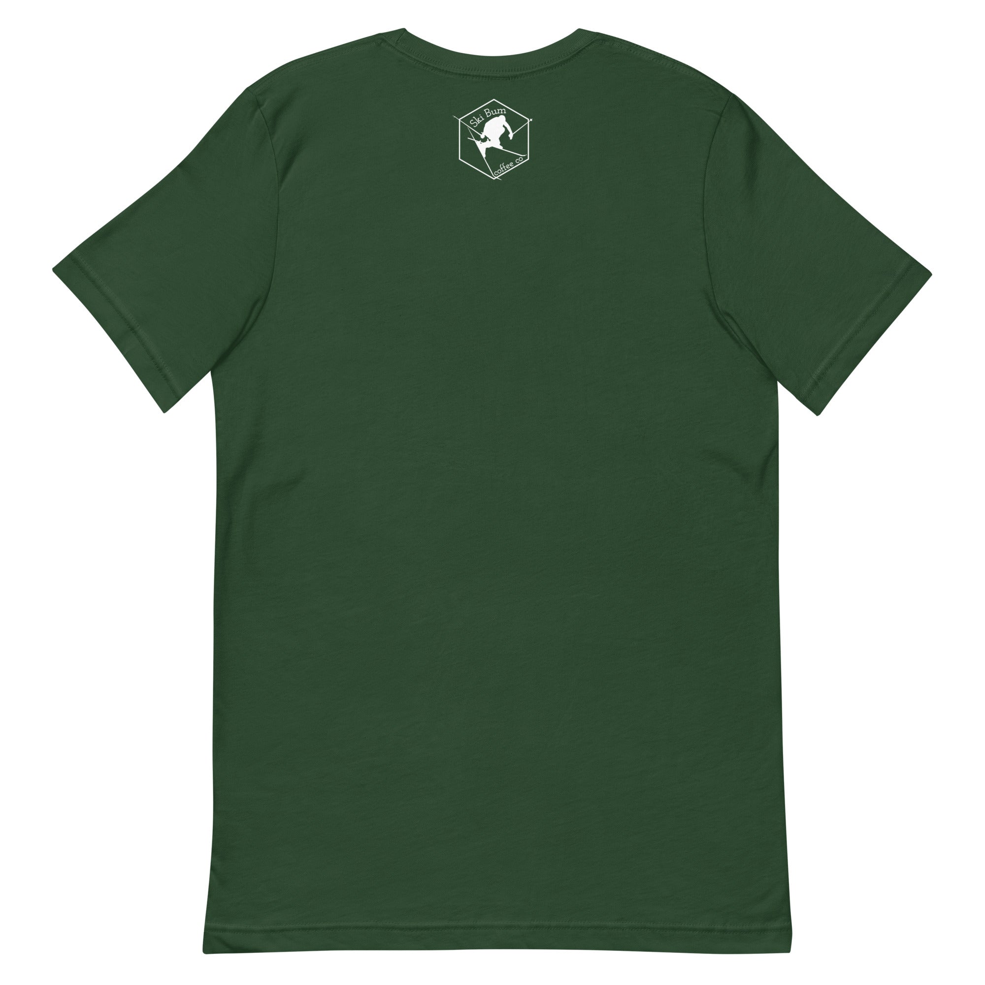 Unisex t-shirt (Coffee Shamrock Ski)