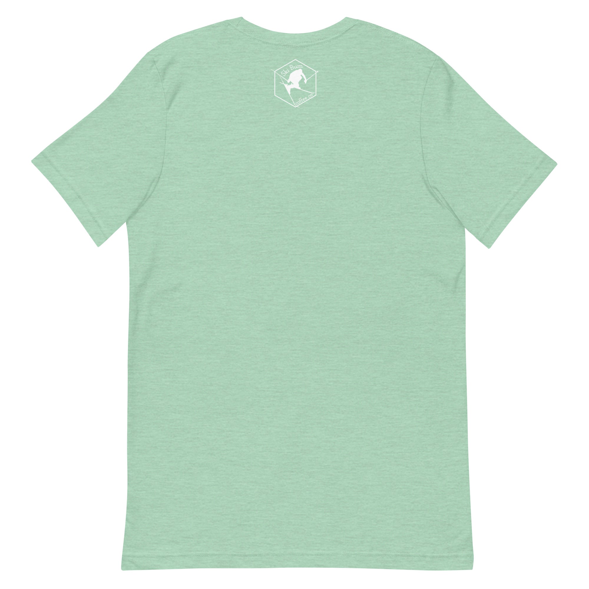 Unisex t-shirt (Coffee Shamrock Ski)