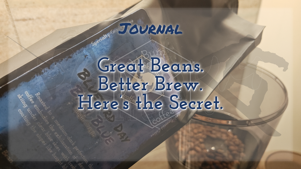 Great Beans. Better Brew. Here’s the Secret. ☕️⛷️