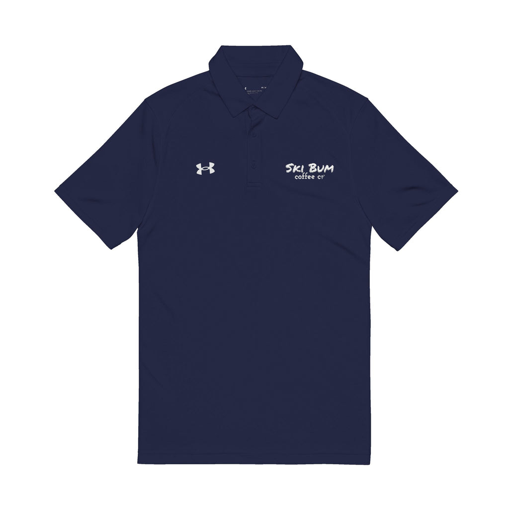 Ski Bum Embroidered Men's Athletic Polo Shirt