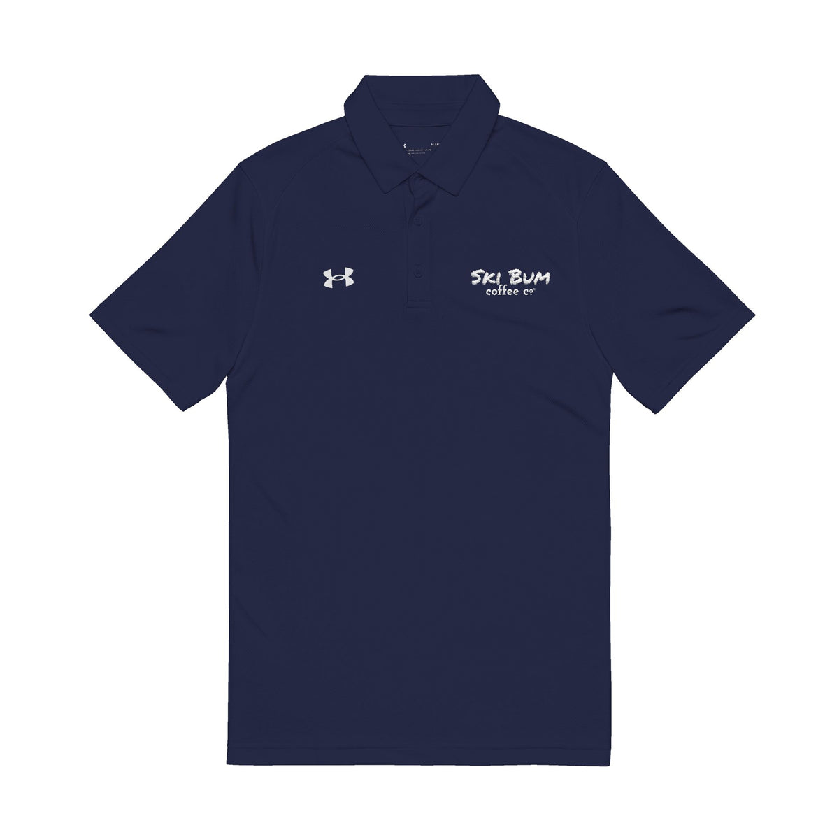 Ski Bum Embroidered Men's Athletic Polo Shirt