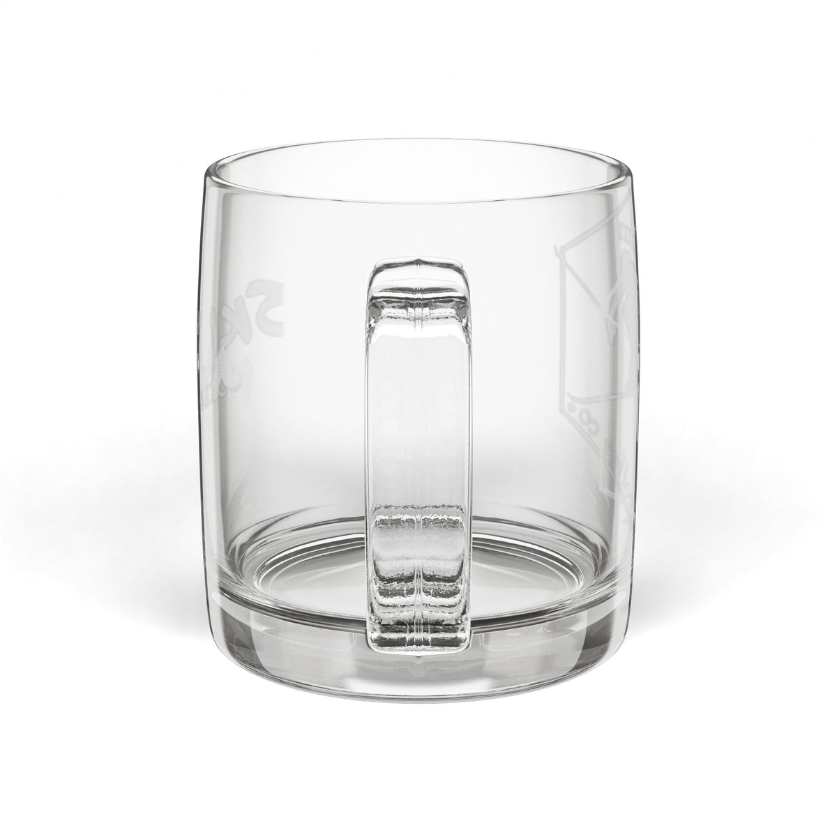 Engraved Glass Coffee Mug for Ski Trips & Morning Coffee