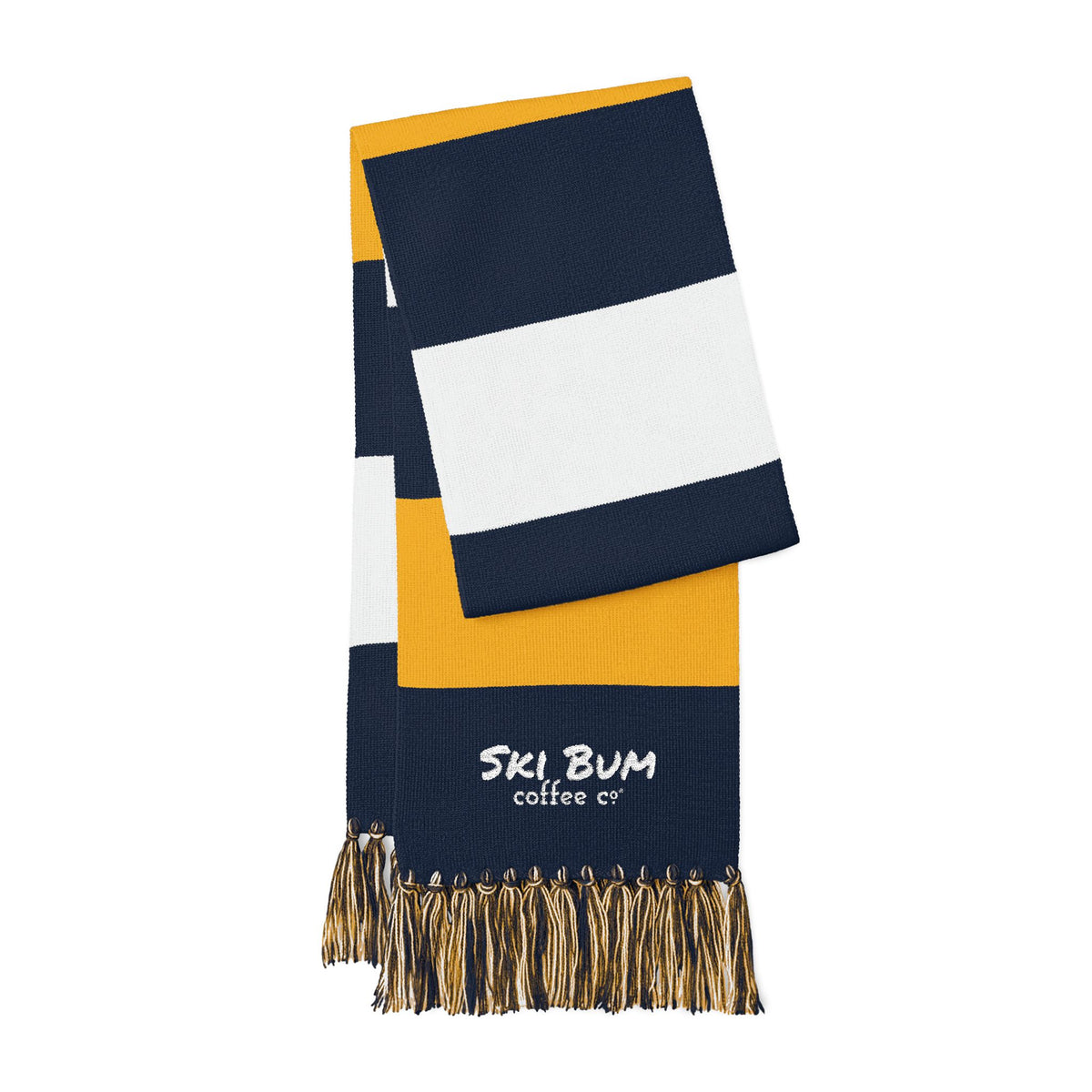 Embroidered Spectator Scarf – Winter Sports Fan Game Day Gift