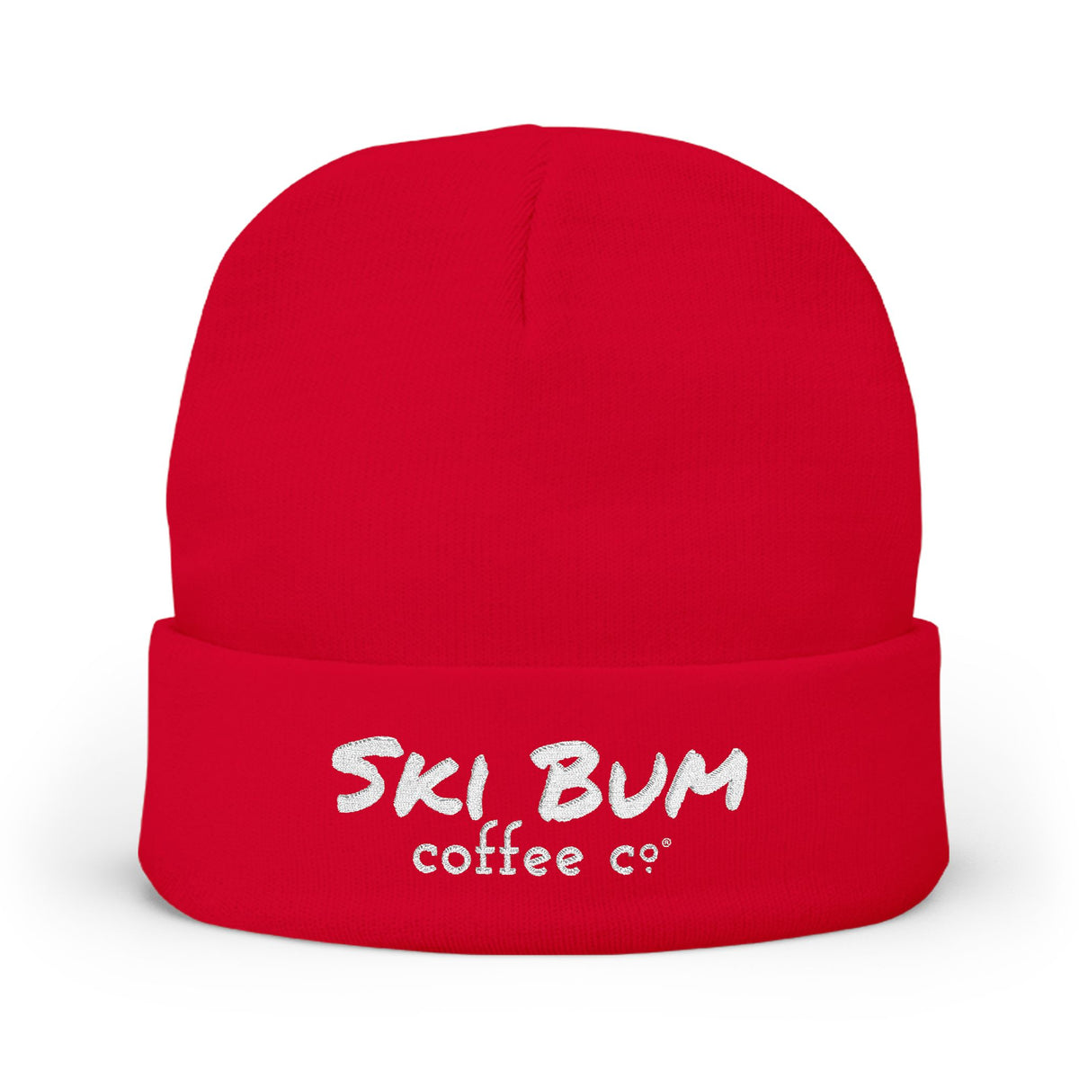 Ski Bum Embroidered Knit Beanie