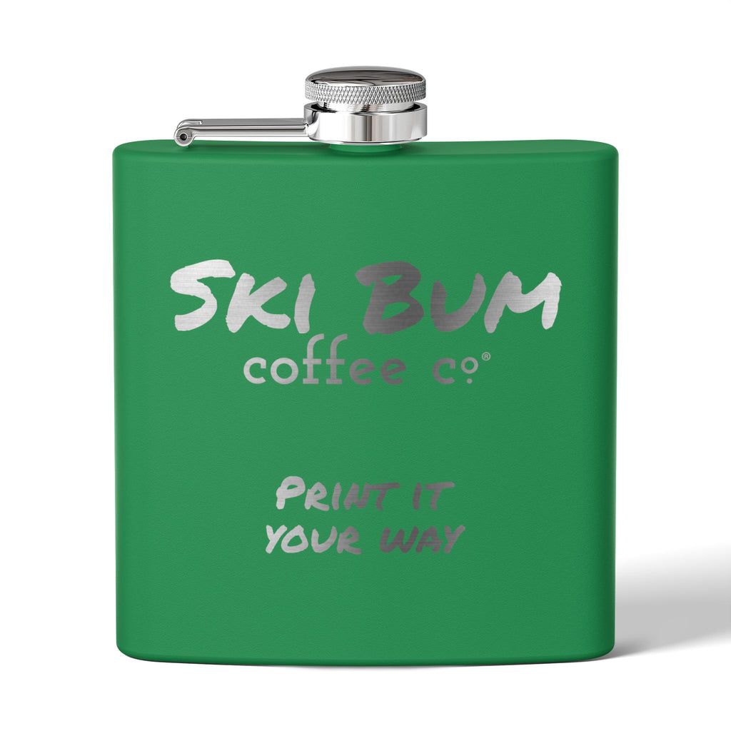 Stainless Steel Flask Engraved, 6oz - Personalizable