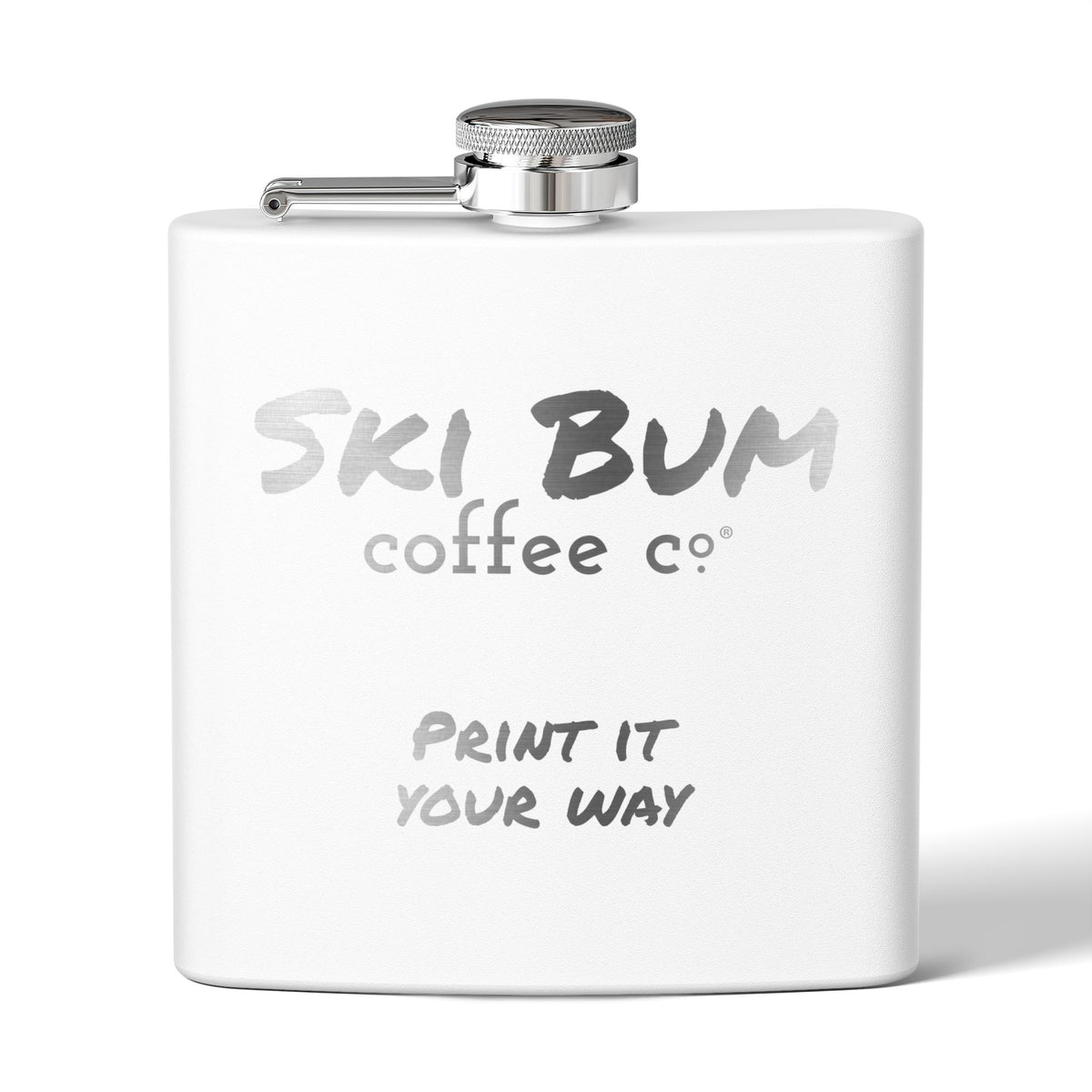 Stainless Steel Flask Engraved, 6oz - Personalizable