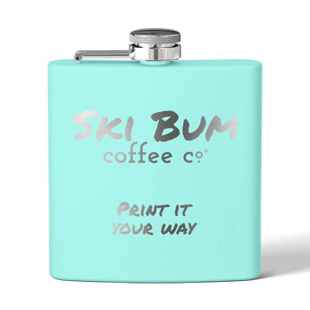 Stainless Steel Flask Engraved, 6oz - Personalizable