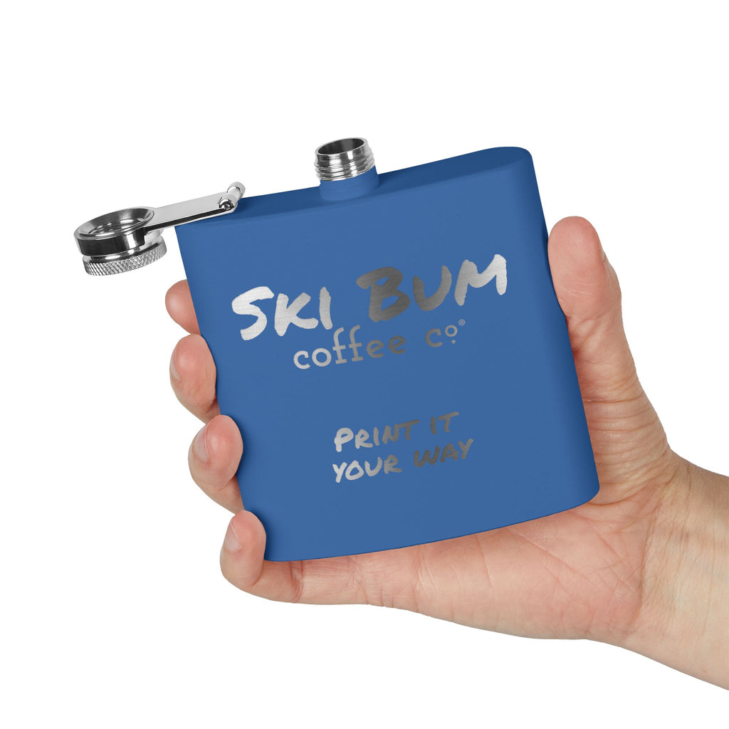 Stainless Steel Flask Engraved, 6oz - Personalizable