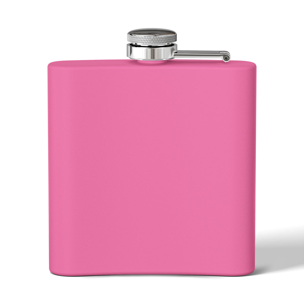 Stainless Steel Flask Engraved, 6oz - Personalizable