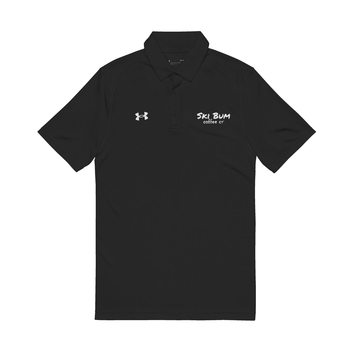 Ski Bum Embroidered Men's Athletic Polo Shirt