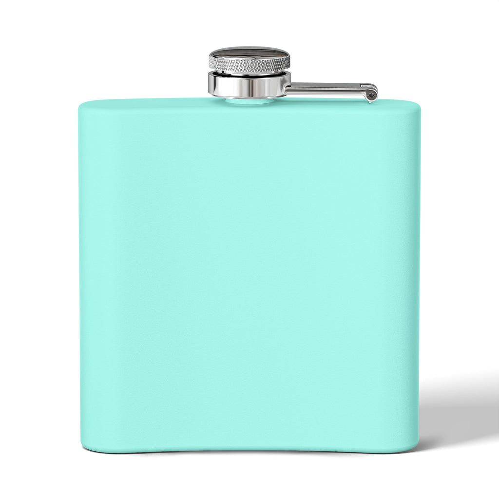 Stainless Steel Flask Engraved, 6oz - Personalizable
