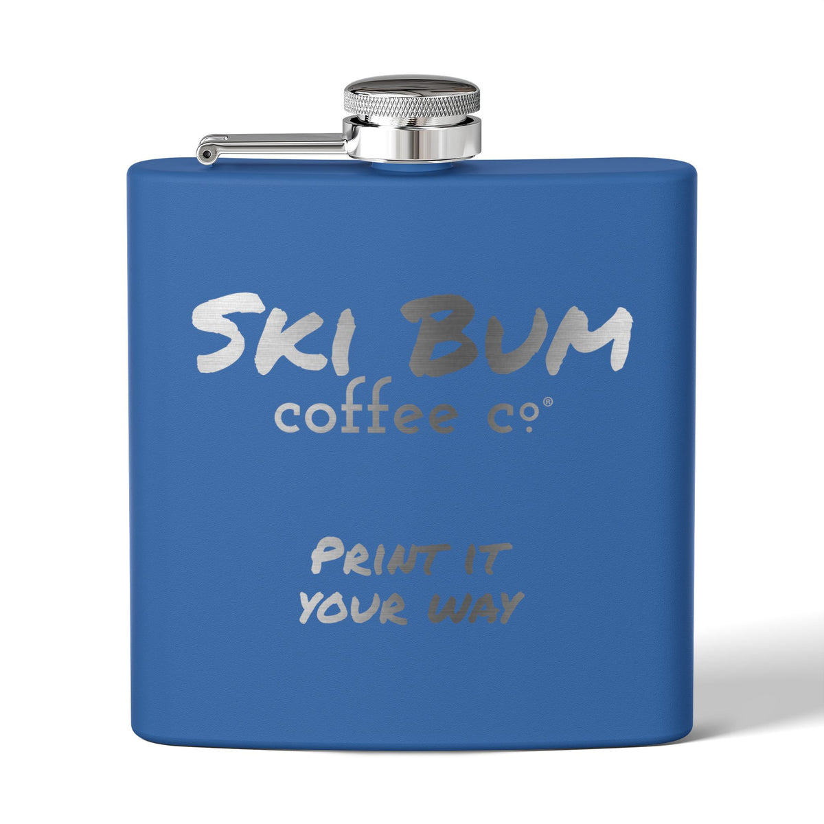 Stainless Steel Flask Engraved, 6oz - Personalizable