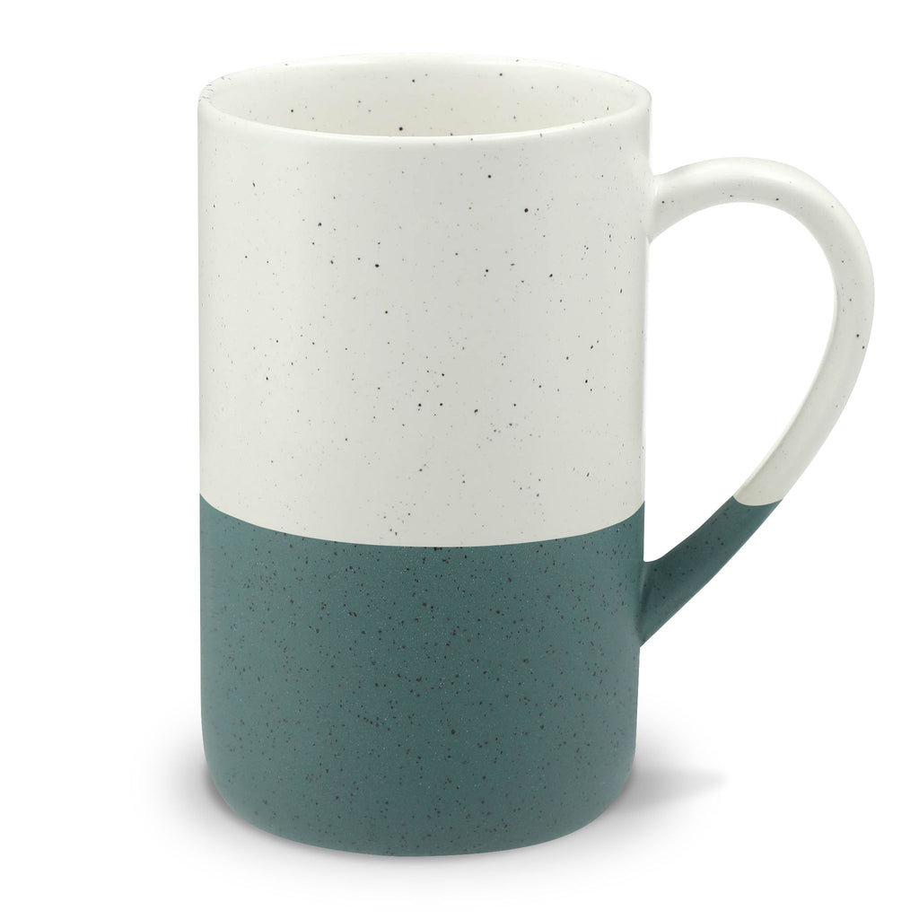 Engraved Logo Speckled Ceramic Mug, 13oz