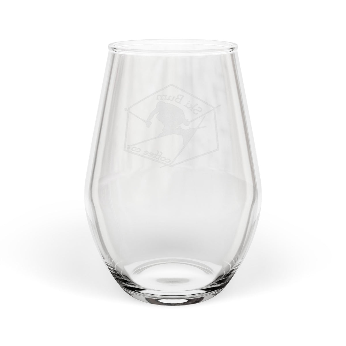 Engraved Stemless Wine Glass