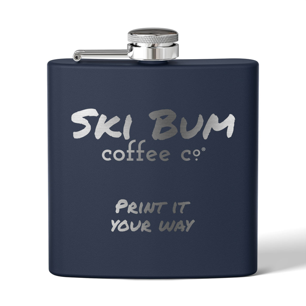 Stainless Steel Flask Engraved, 6oz - Personalizable