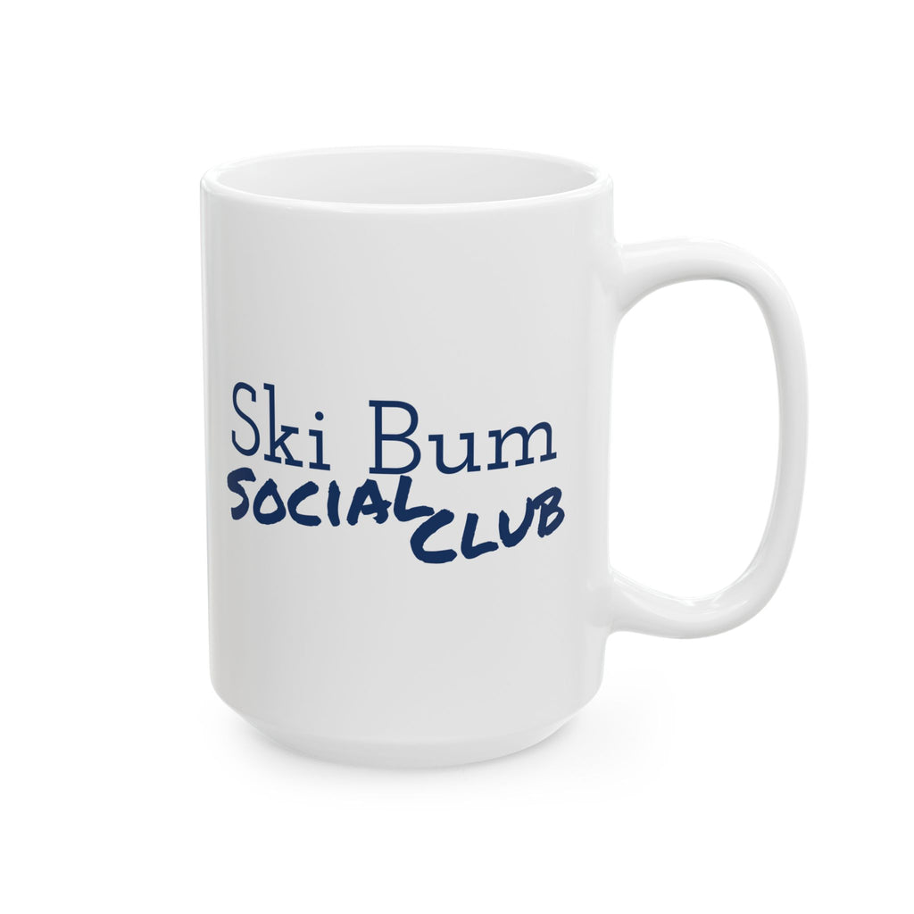 Ski Bum Social Club - 11oz, 15oz Ceramic Mug