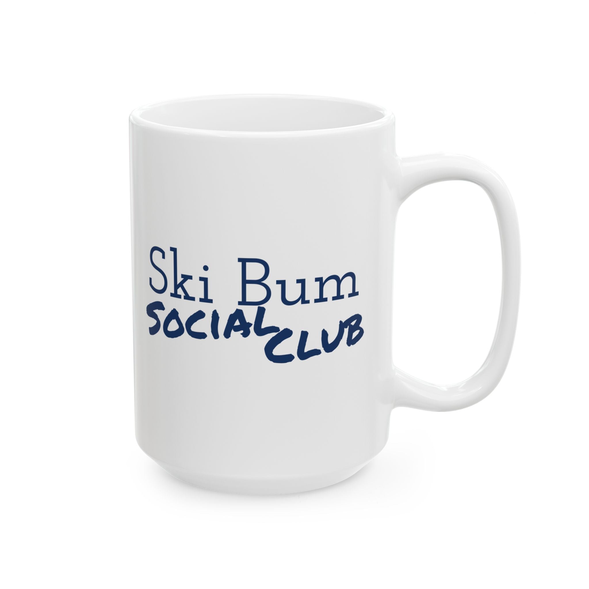 Ski Bum Social Club - 11oz, 15oz Ceramic Mug