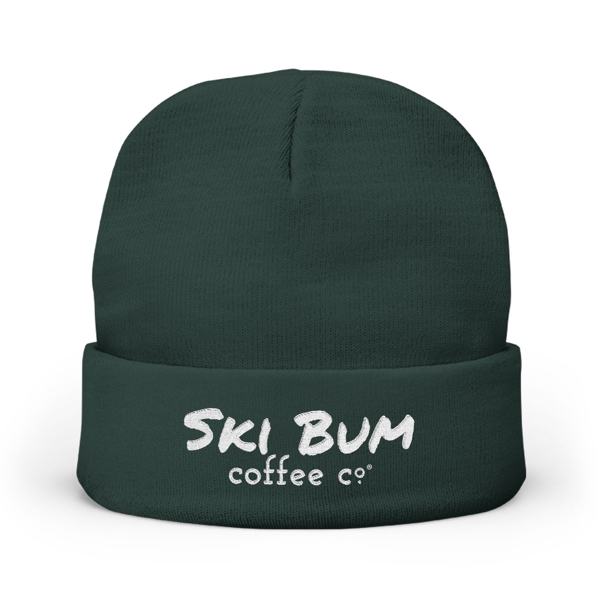 Ski Bum Embroidered Knit Beanie