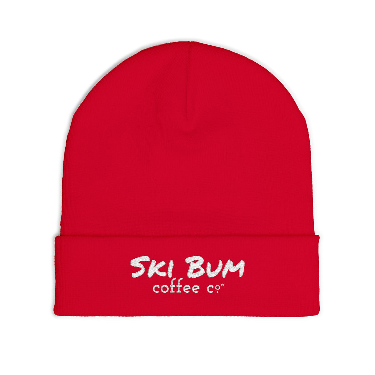 Ski Bum Embroidered Knit Beanie