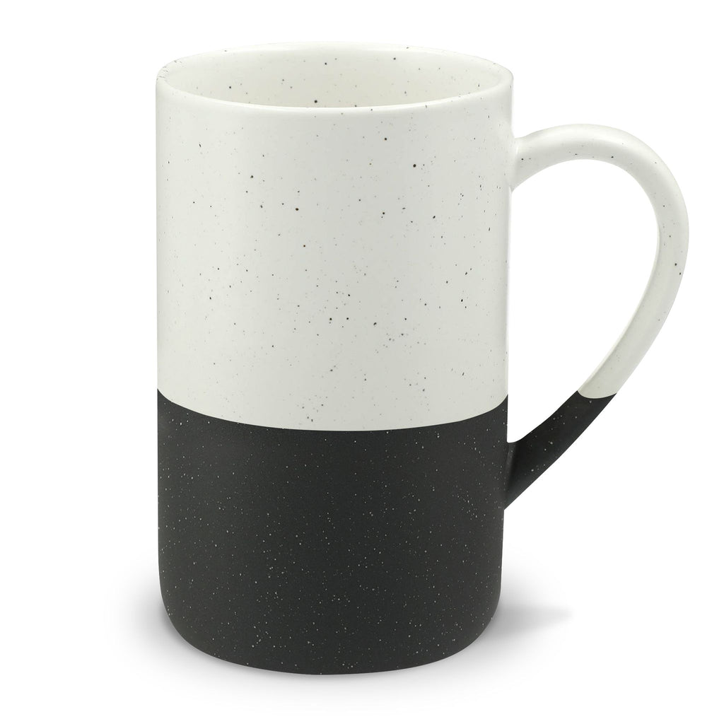 Engraved Logo Speckled Ceramic Mug, 13oz