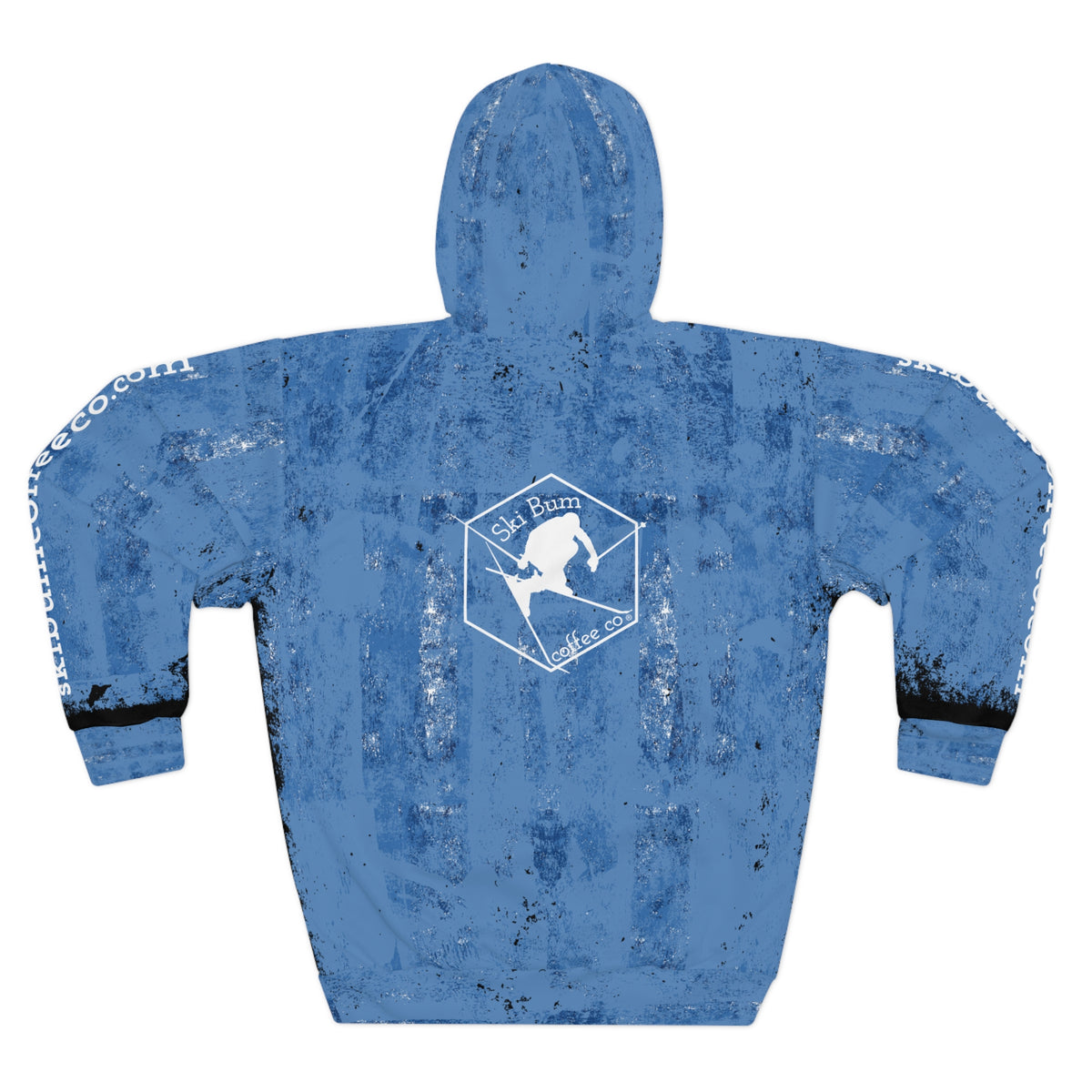 Snowy Blue Ski Hoodie