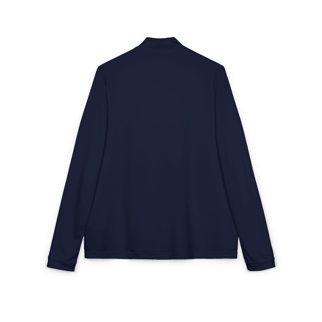 Embroidered Quarter-Zip Pullover