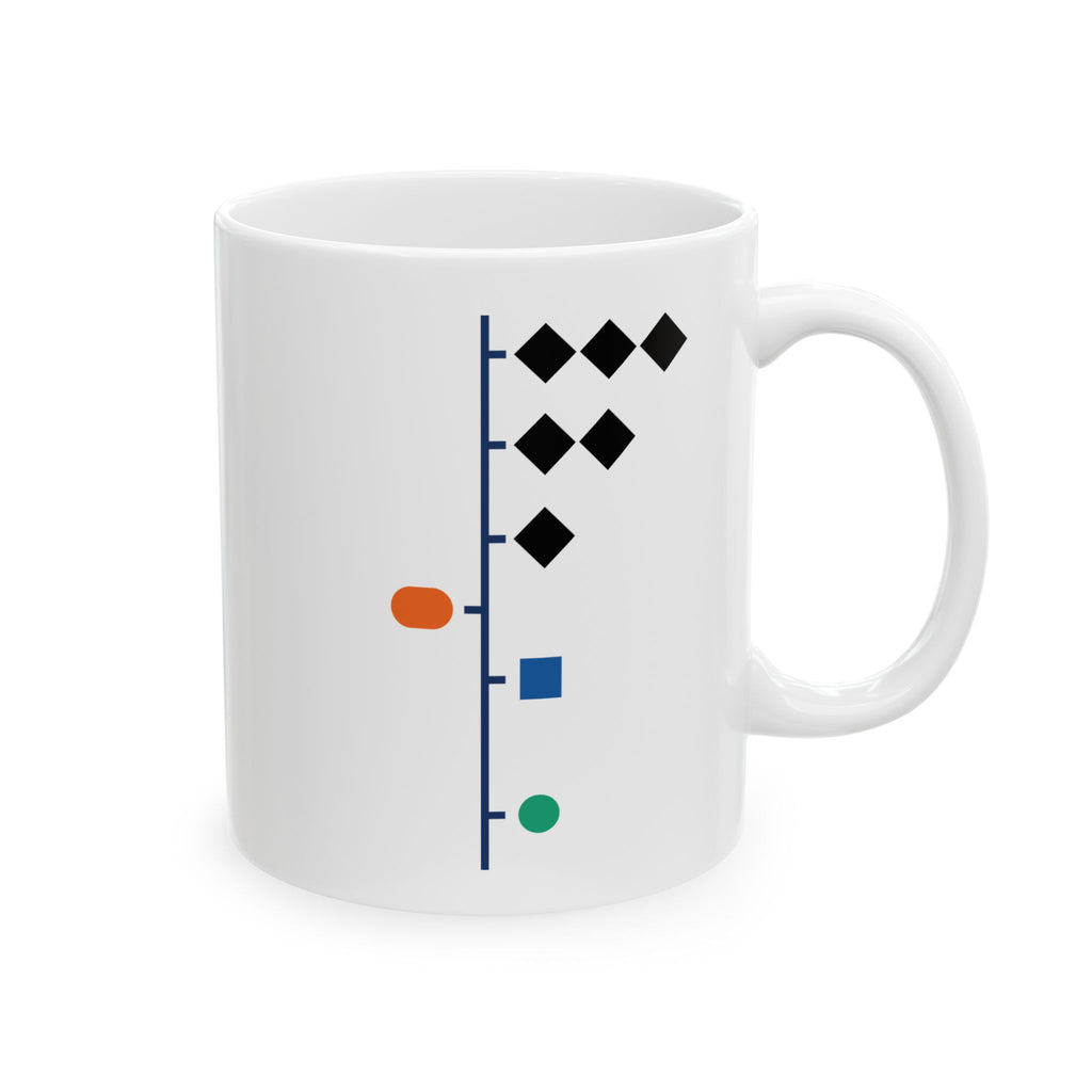 Ski Slope Difficulty Scale - 11oz, 15oz Ceramic Mug