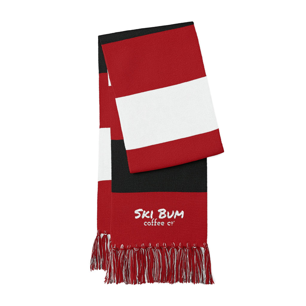 Embroidered Spectator Scarf – Winter Sports Fan Game Day Gift