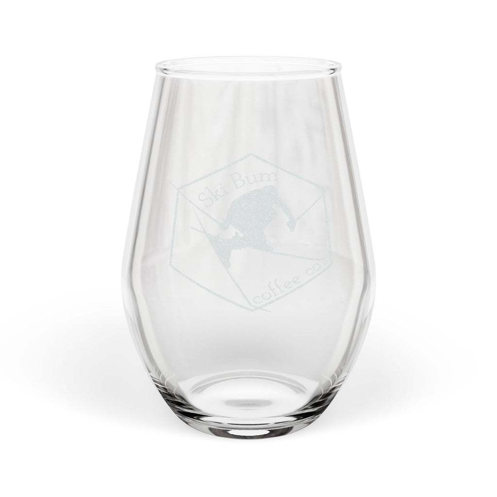 Engraved Stemless Wine Glass
