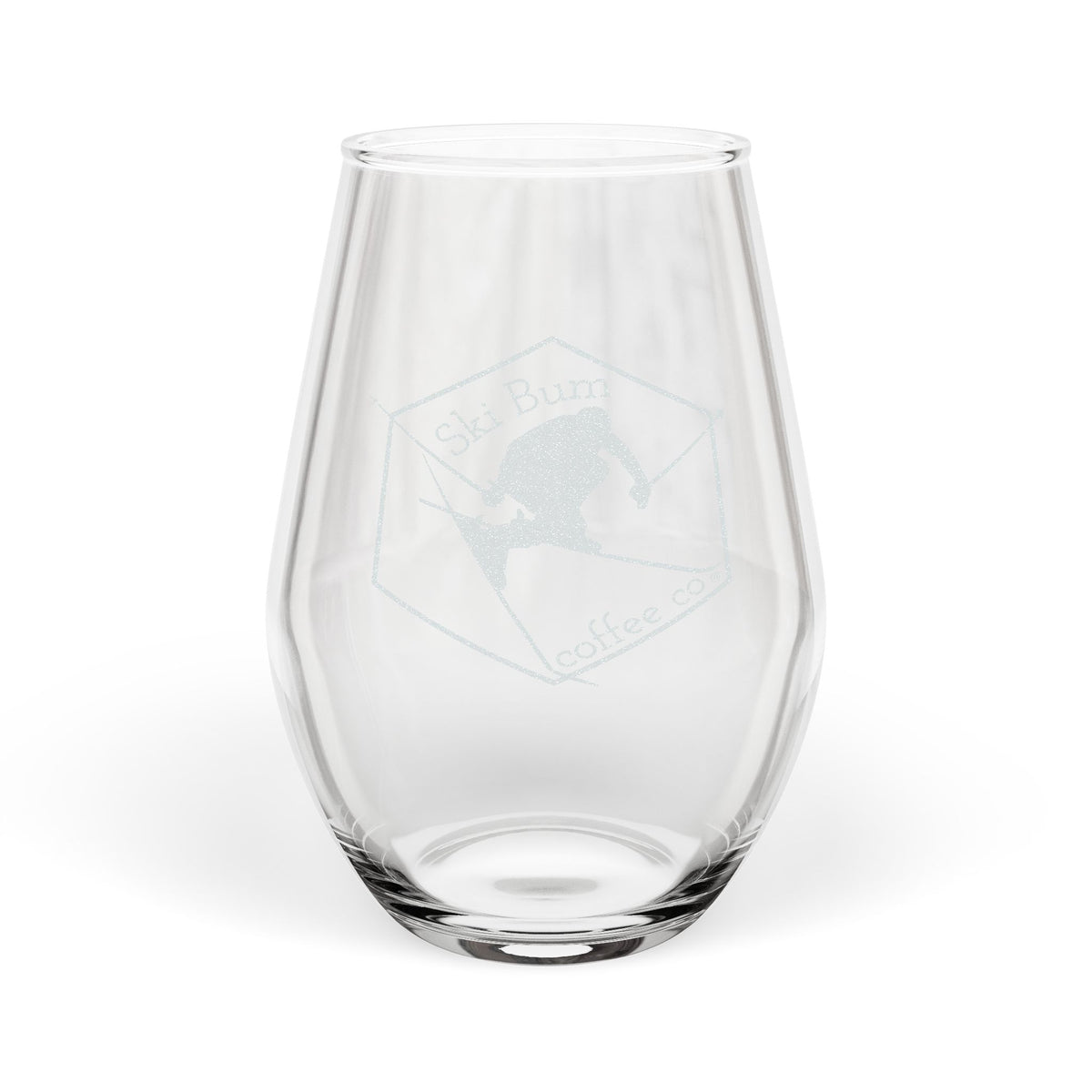 Engraved Stemless Wine Glass