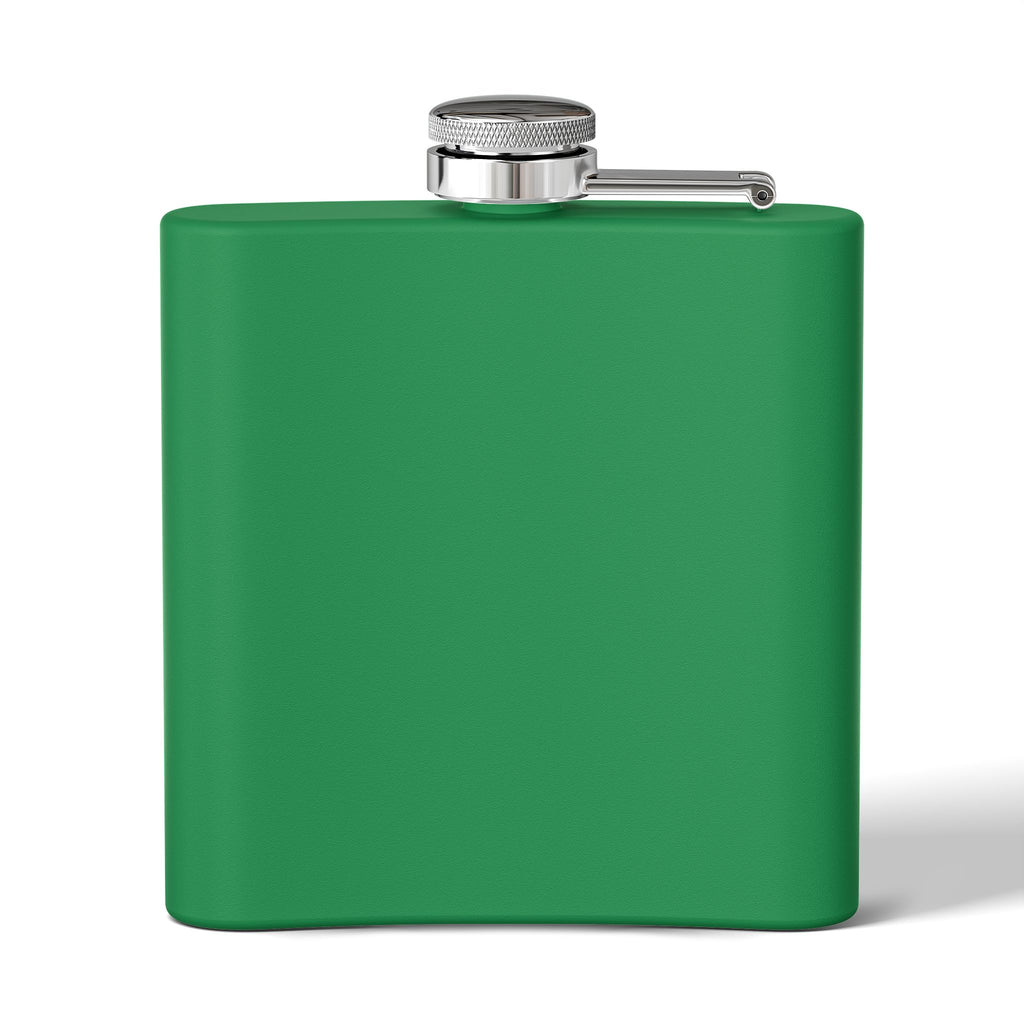 Stainless Steel Flask Engraved, 6oz - Personalizable