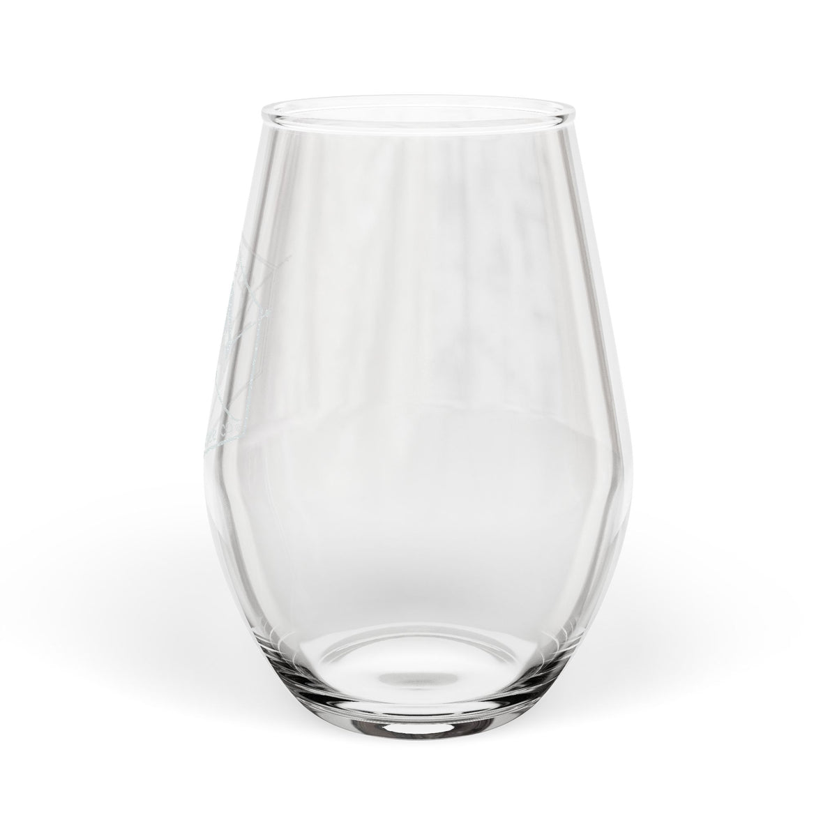Engraved Stemless Wine Glass