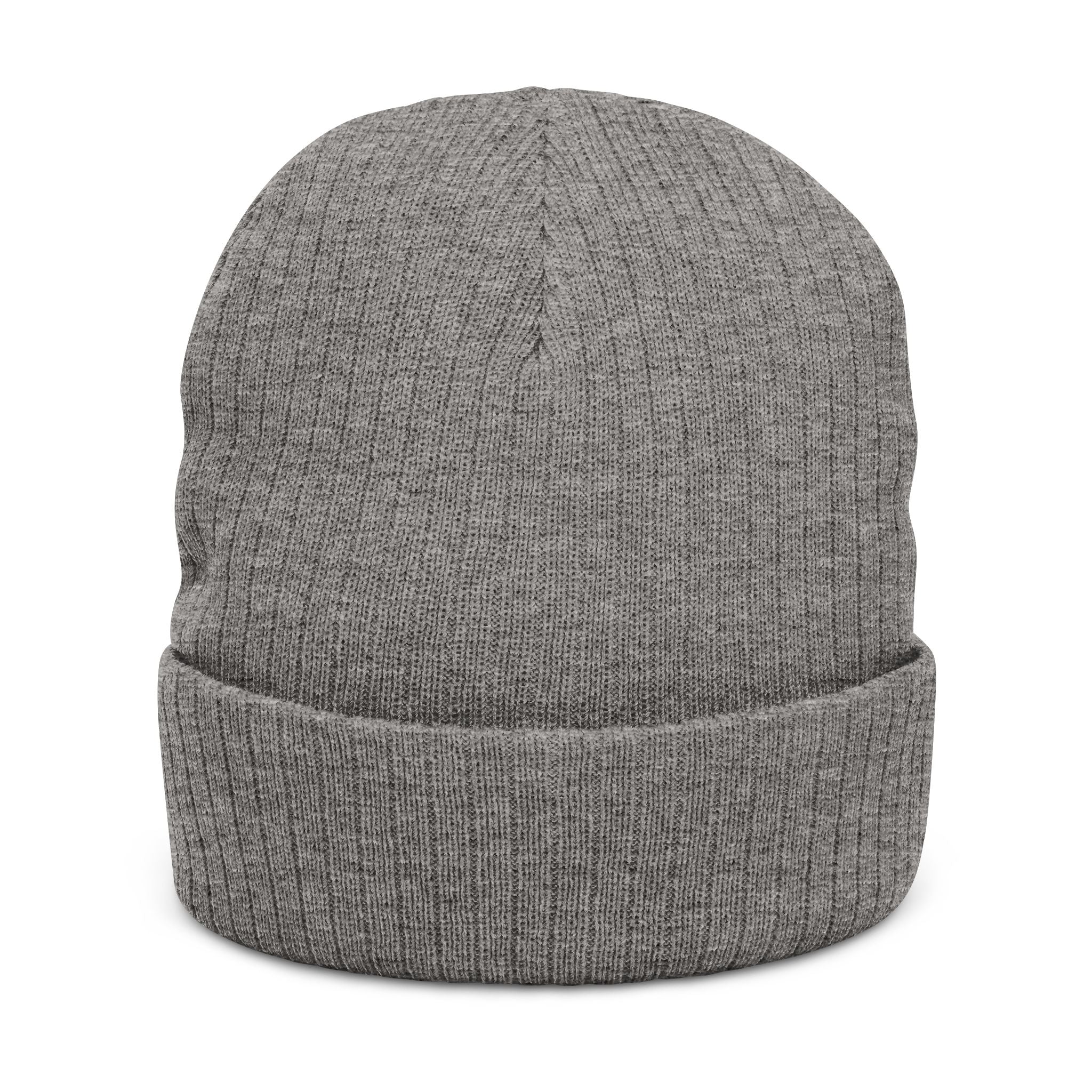 Ski Bum Embroidered Ribbed Knit Beanie – Cozy Winter Ski Hat