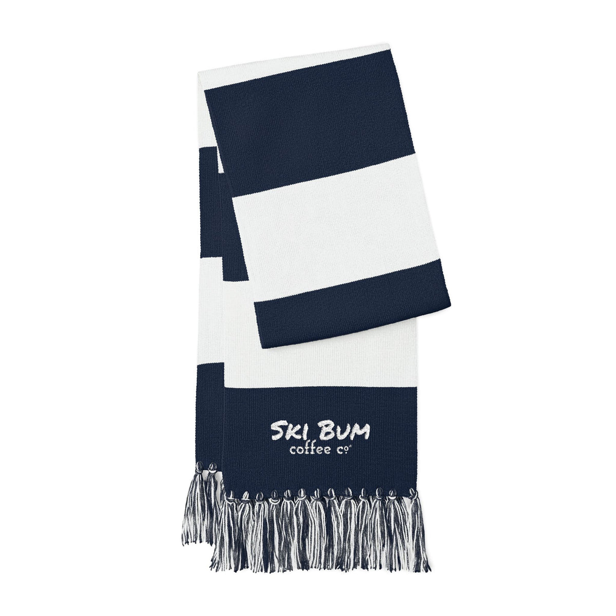 Embroidered Spectator Scarf – Winter Sports Fan Game Day Gift