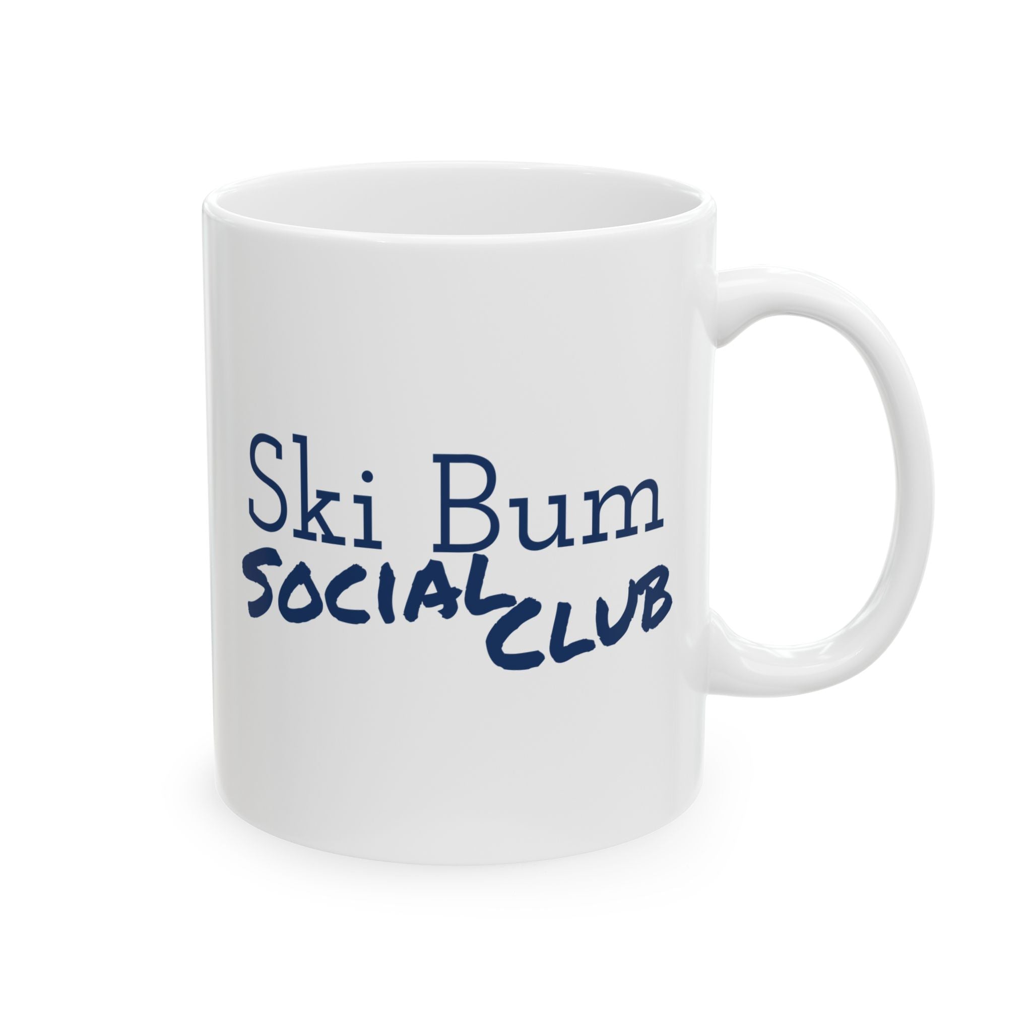 Ski Bum Social Club - 11oz, 15oz Ceramic Mug